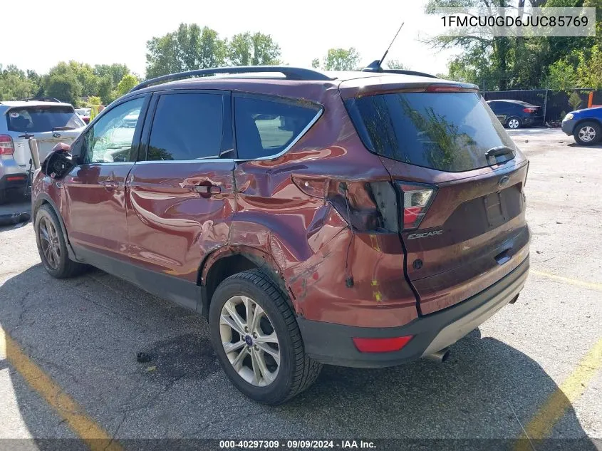 1FMCU0GD6JUC85769 2018 Ford Escape Se