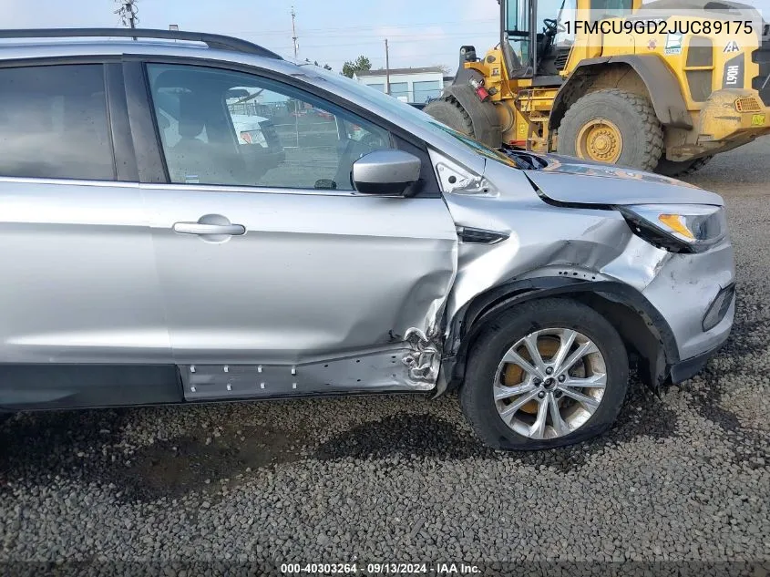 2018 Ford Escape Se VIN: 1FMCU9GD2JUC89175 Lot: 40303264