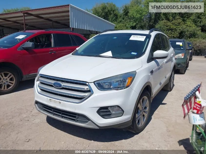 1FMCU0GD5JUB61623 2018 Ford Escape Se