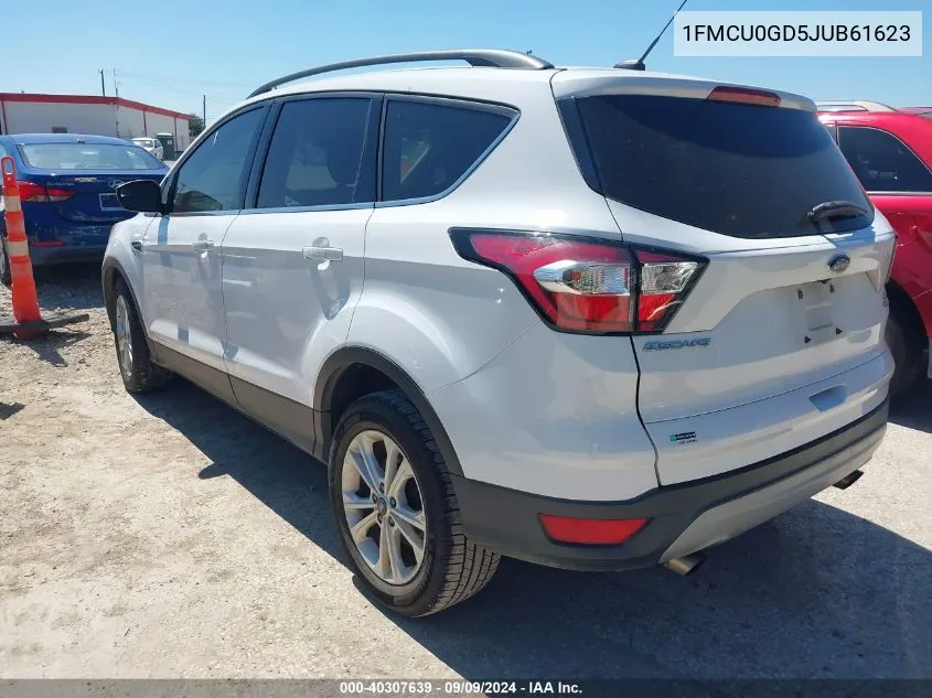 2018 Ford Escape Se VIN: 1FMCU0GD5JUB61623 Lot: 40307639