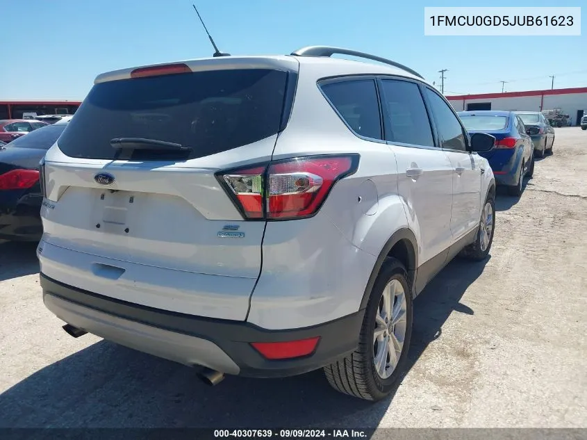 2018 Ford Escape Se VIN: 1FMCU0GD5JUB61623 Lot: 40307639