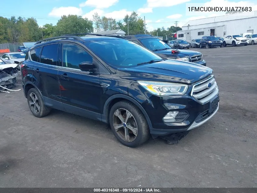 2018 Ford Escape Sel VIN: 1FMCU0HDXJUA77683 Lot: 40316348