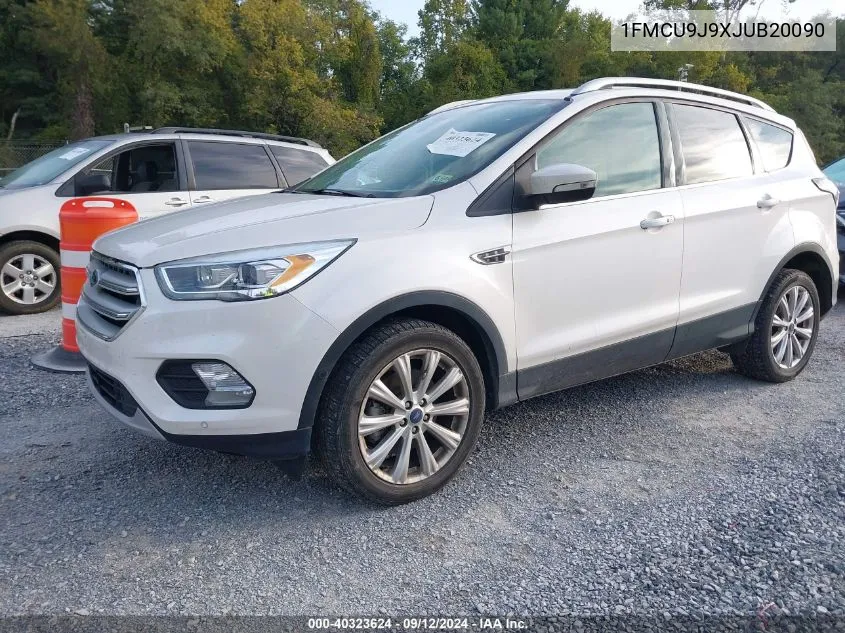 2018 Ford Escape Titanium VIN: 1FMCU9J9XJUB20090 Lot: 40323624