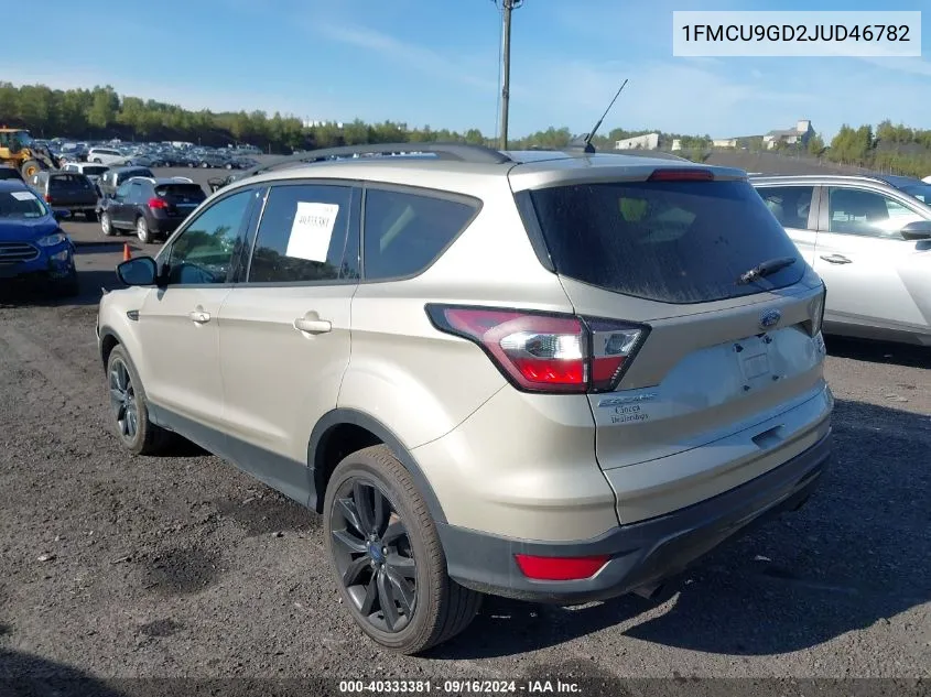 2018 Ford Escape Se VIN: 1FMCU9GD2JUD46782 Lot: 40333381