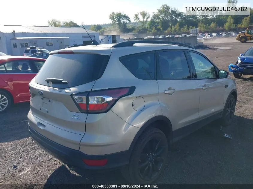 2018 Ford Escape Se VIN: 1FMCU9GD2JUD46782 Lot: 40333381