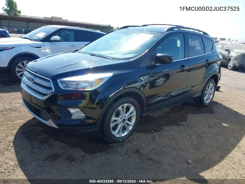 1FMCU0GD2JUC37525 2018 Ford Escape Se