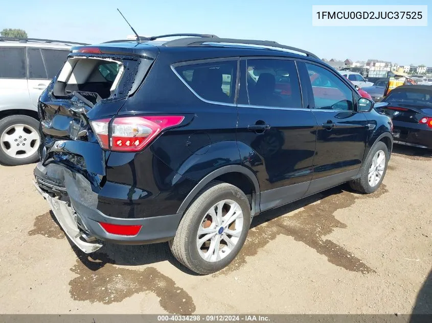 1FMCU0GD2JUC37525 2018 Ford Escape Se