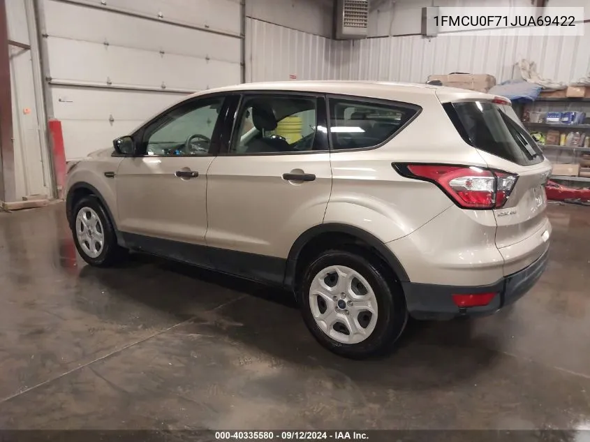 1FMCU0F71JUA69422 2018 Ford Escape S