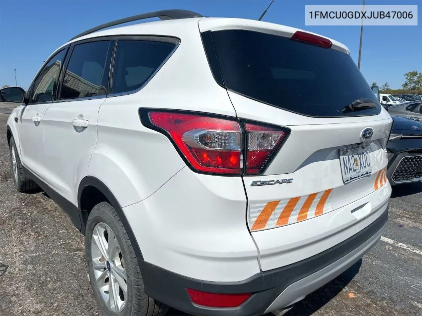 2018 Ford Escape Se VIN: 1FMCU0GDXJUB47006 Lot: 40358211