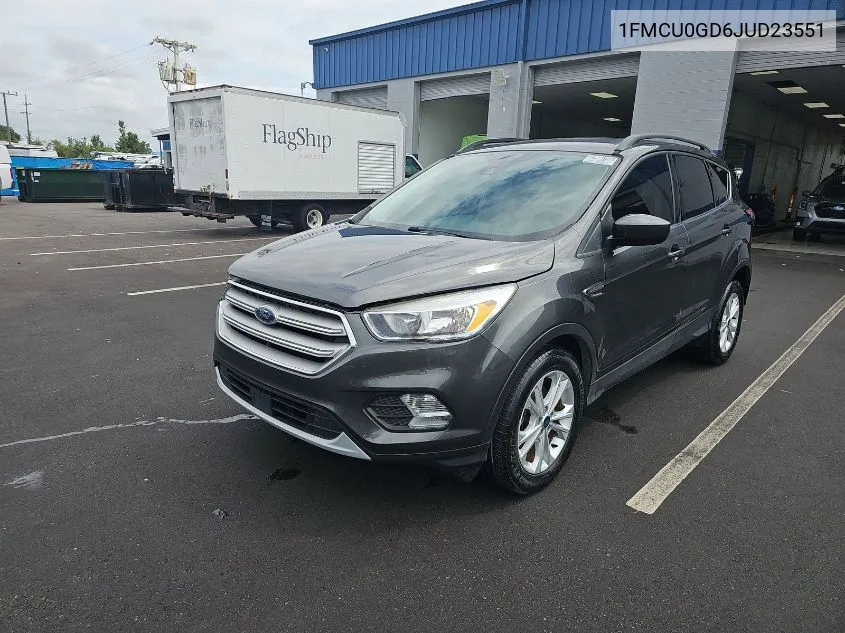 2018 Ford Escape Se VIN: 1FMCU0GD6JUD23551 Lot: 40363470