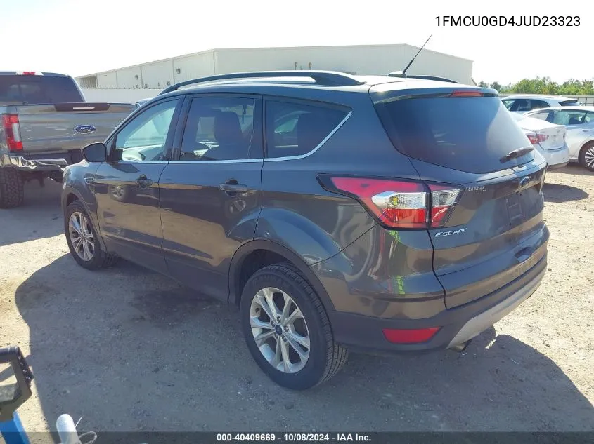 1FMCU0GD4JUD23323 2018 Ford Escape Se