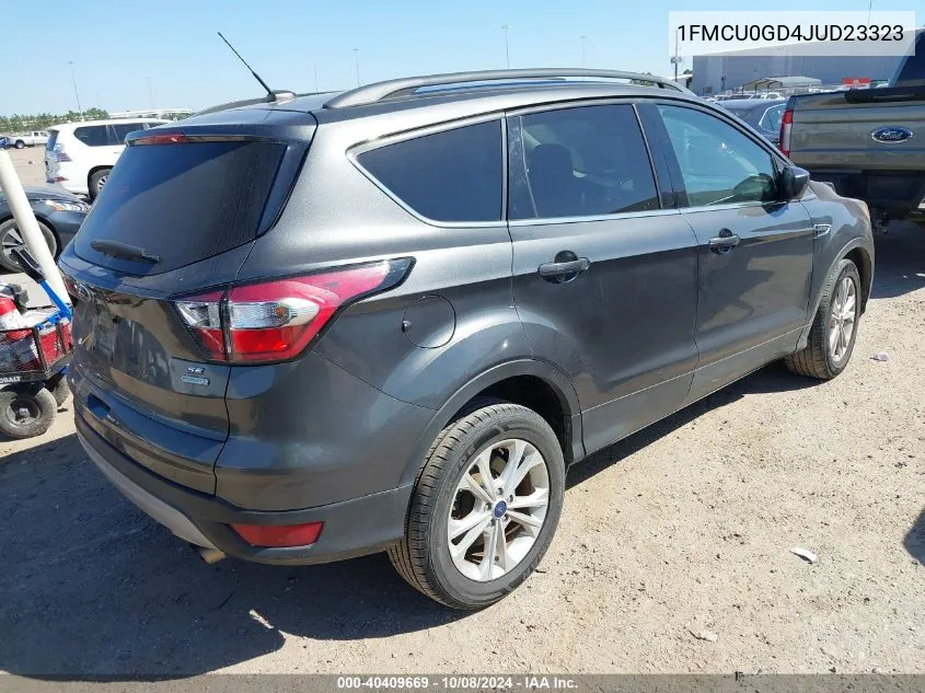 1FMCU0GD4JUD23323 2018 Ford Escape Se