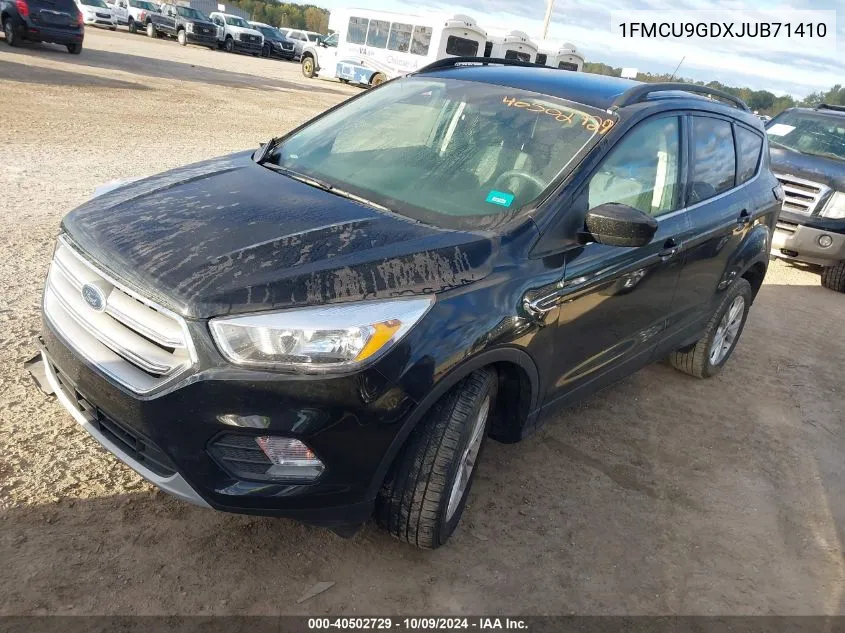 1FMCU9GDXJUB71410 2018 Ford Escape Se