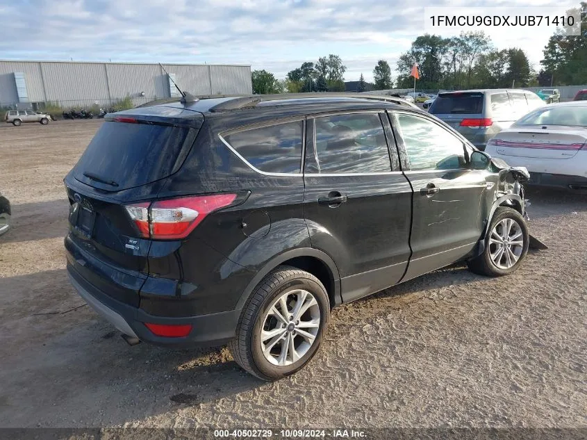 2018 Ford Escape Se VIN: 1FMCU9GDXJUB71410 Lot: 40502729