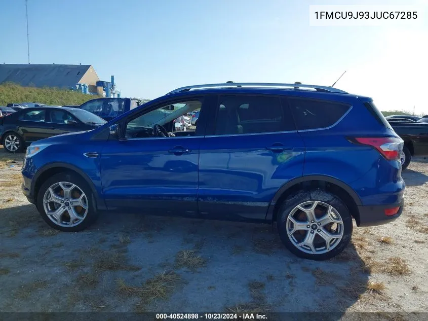 2018 Ford Escape Titanium VIN: 1FMCU9J93JUC67285 Lot: 40524898