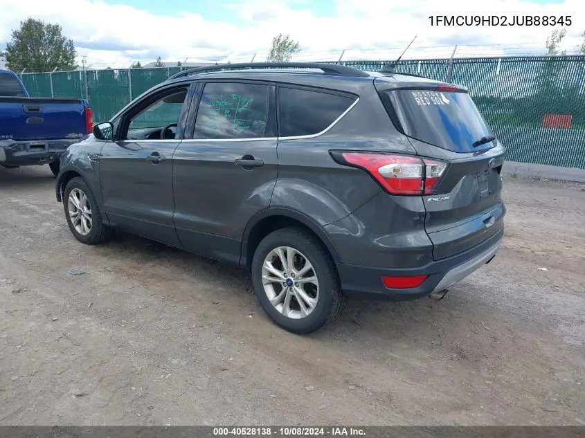 1FMCU9HD2JUB88345 2018 Ford Escape Sel