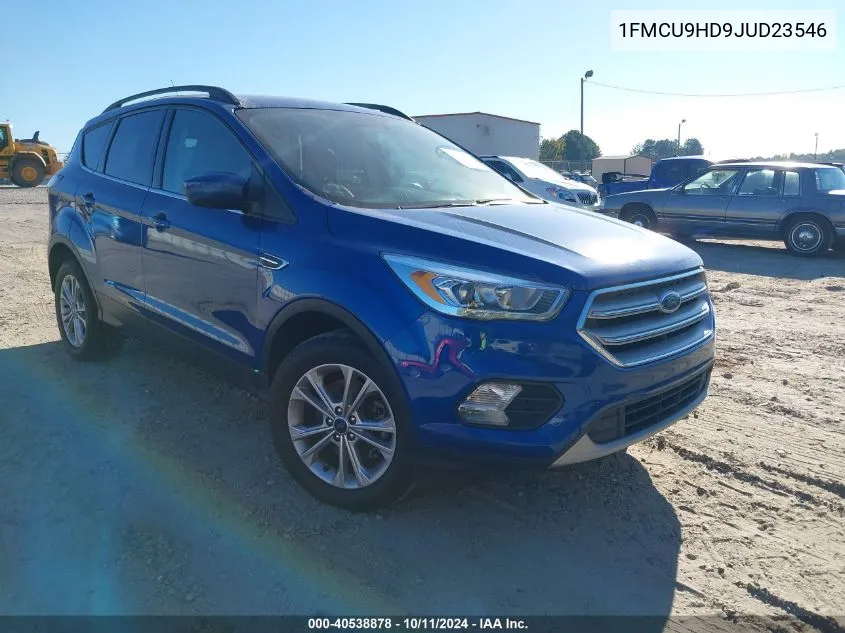 2018 Ford Escape Sel VIN: 1FMCU9HD9JUD23546 Lot: 40538878