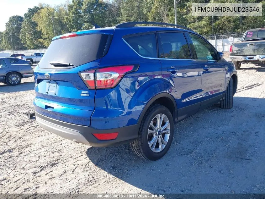 2018 Ford Escape Sel VIN: 1FMCU9HD9JUD23546 Lot: 40538878