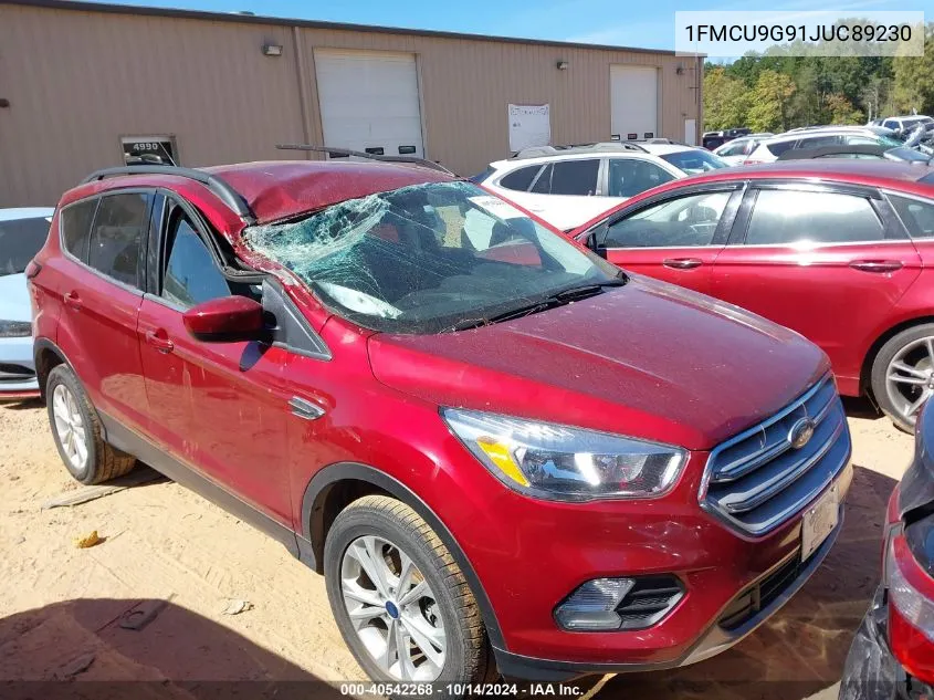 2018 Ford Escape Se VIN: 1FMCU9G91JUC89230 Lot: 40542268