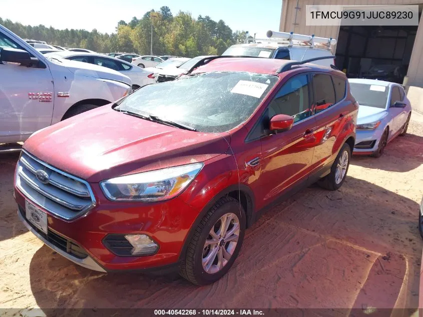 2018 Ford Escape Se VIN: 1FMCU9G91JUC89230 Lot: 40542268