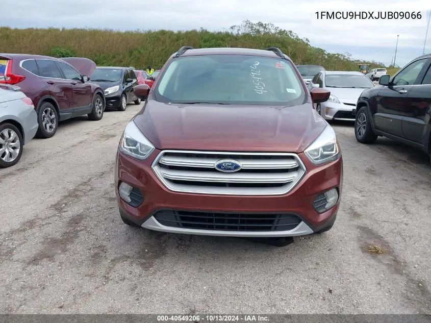 2018 Ford Escape Sel VIN: 1FMCU9HDXJUB09066 Lot: 40549206