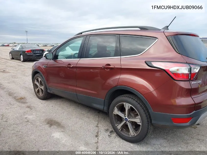 2018 Ford Escape Sel VIN: 1FMCU9HDXJUB09066 Lot: 40549206