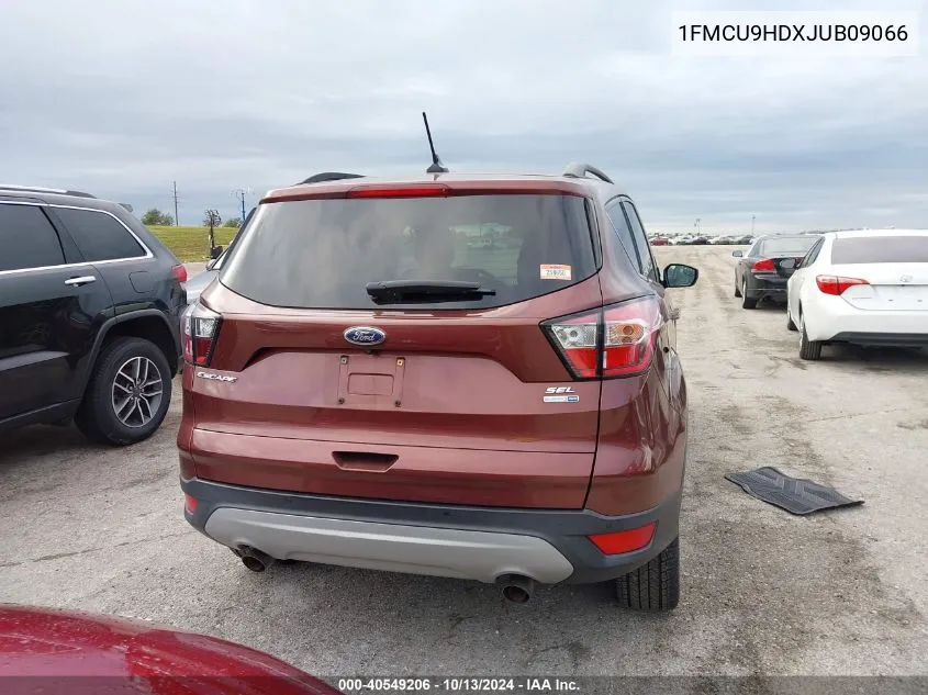 2018 Ford Escape Sel VIN: 1FMCU9HDXJUB09066 Lot: 40549206