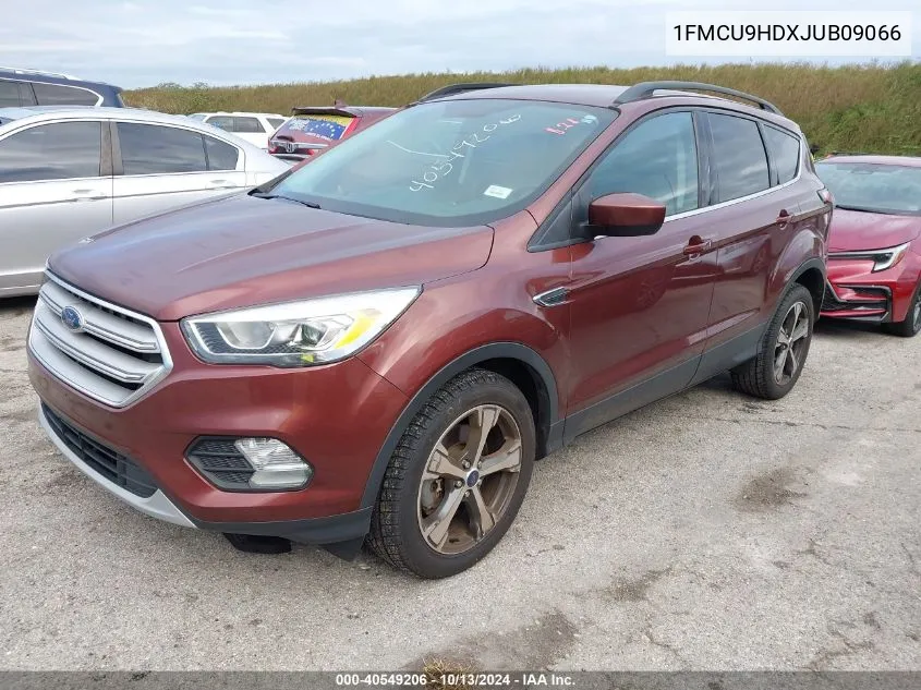 2018 Ford Escape Sel VIN: 1FMCU9HDXJUB09066 Lot: 40549206