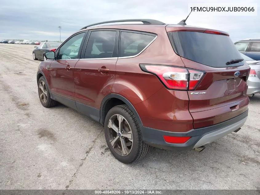 2018 Ford Escape Sel VIN: 1FMCU9HDXJUB09066 Lot: 40549206