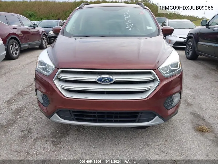 2018 Ford Escape Sel VIN: 1FMCU9HDXJUB09066 Lot: 40549206