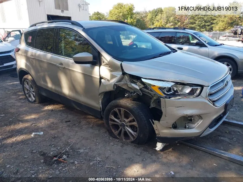 2018 Ford Escape Sel VIN: 1FMCU9HD6JUB19013 Lot: 40563995