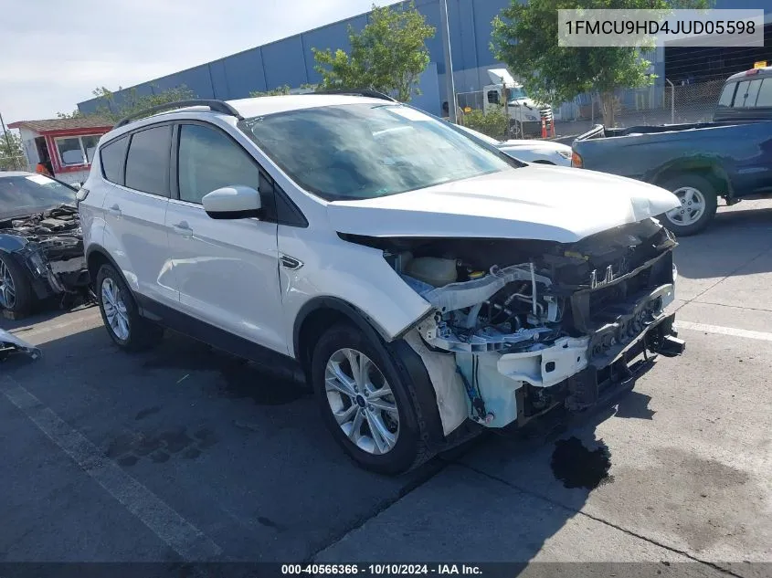 1FMCU9HD4JUD05598 2018 Ford Escape Sel