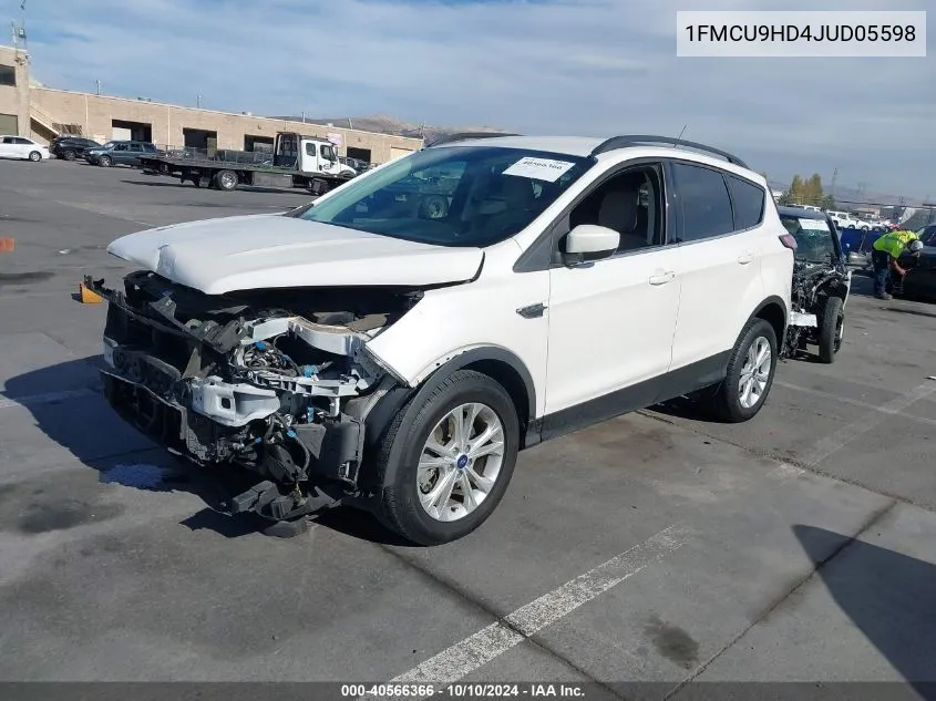 1FMCU9HD4JUD05598 2018 Ford Escape Sel