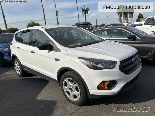 2018 Ford Escape S VIN: 1FMCU0F74JUD38030 Lot: 40573404