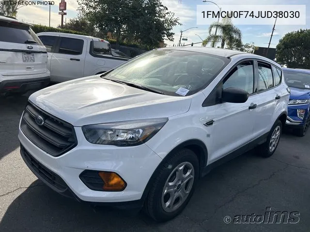 1FMCU0F74JUD38030 2018 Ford Escape S