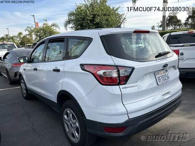 1FMCU0F74JUD38030 2018 Ford Escape S