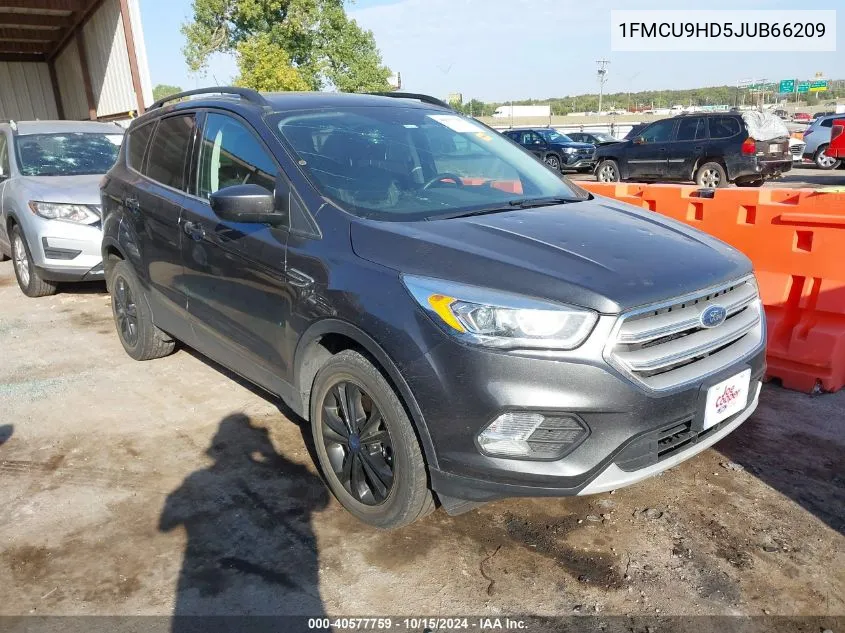 2018 Ford Escape Sel VIN: 1FMCU9HD5JUB66209 Lot: 40577759