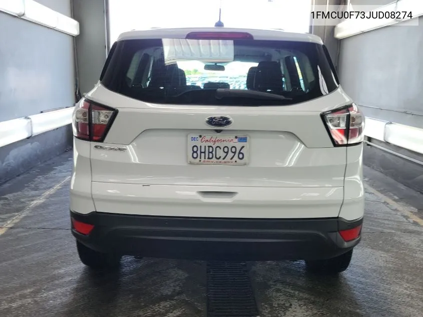 2018 Ford Escape S VIN: 1FMCU0F73JUD08274 Lot: 40578359