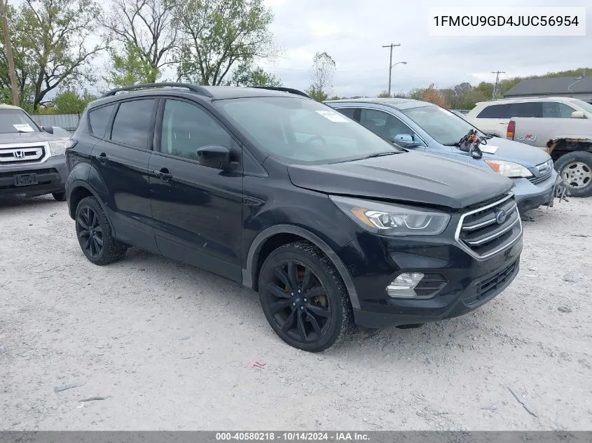 2018 Ford Escape Se VIN: 1FMCU9GD4JUC56954 Lot: 40580218