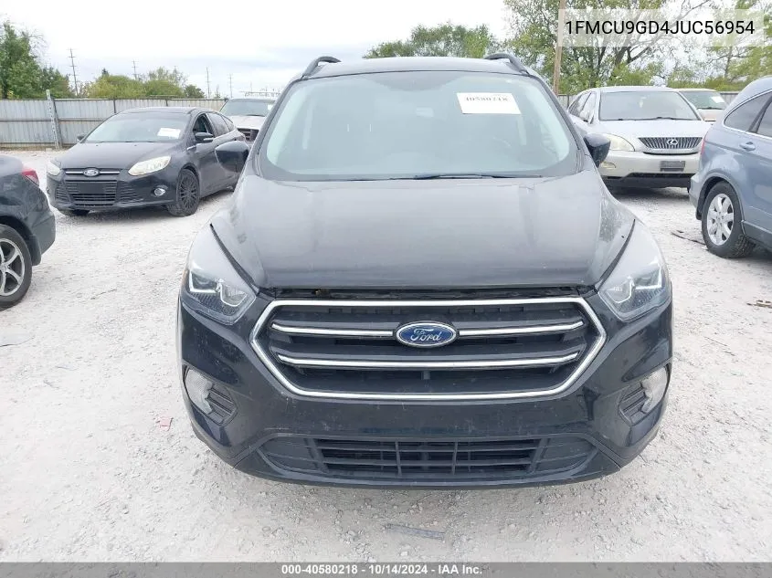 2018 Ford Escape Se VIN: 1FMCU9GD4JUC56954 Lot: 40580218