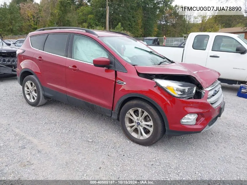 2018 Ford Escape Se VIN: 1FMCU0GD7JUA78890 Lot: 40585187