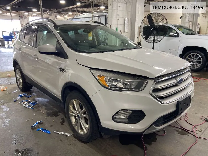 2018 Ford Escape Se VIN: 1FMCU9GD0JUC13499 Lot: 40589216