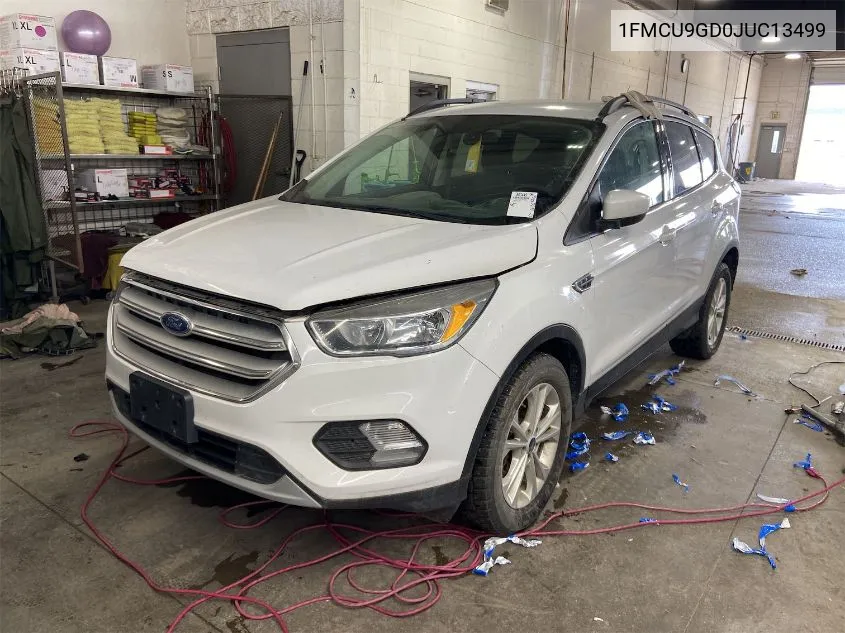 2018 Ford Escape Se VIN: 1FMCU9GD0JUC13499 Lot: 40589216