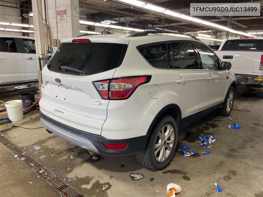 2018 Ford Escape Se VIN: 1FMCU9GD0JUC13499 Lot: 40589216