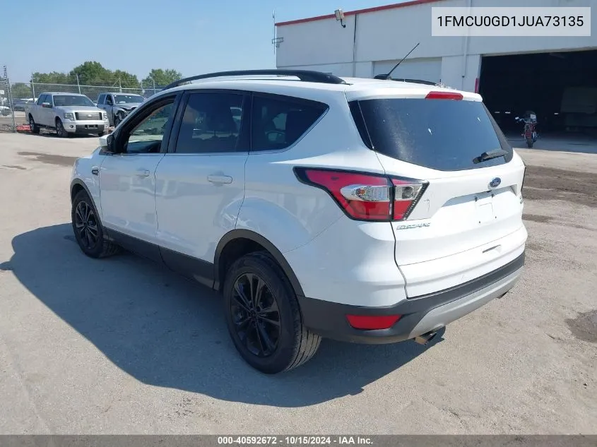 2018 Ford Escape Se VIN: 1FMCU0GD1JUA73135 Lot: 40592672