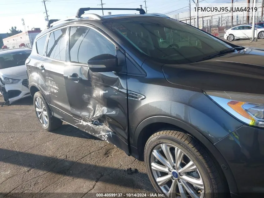 1FMCU9J95JUA64219 2018 Ford Escape Titanium