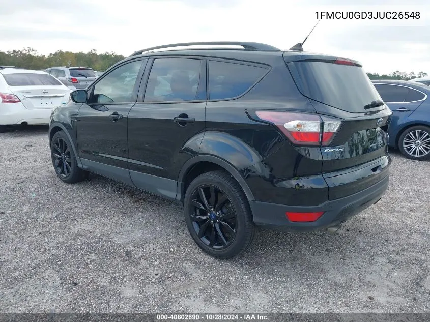 2018 Ford Escape Se VIN: 1FMCU0GD3JUC26548 Lot: 40602890