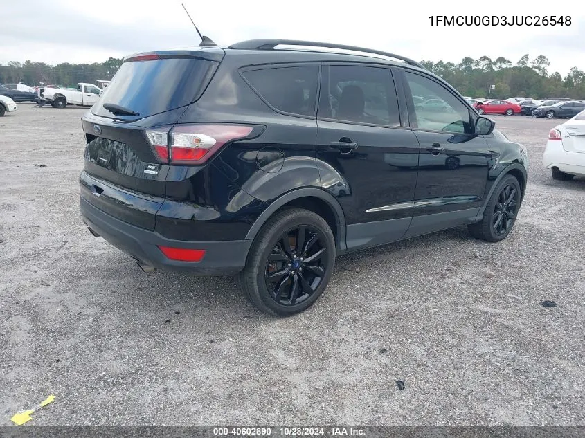 2018 Ford Escape Se VIN: 1FMCU0GD3JUC26548 Lot: 40602890