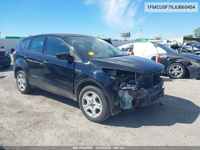 2018 Ford Escape S VIN: 1FMCU0F79JUB60454 Lot: 40608992