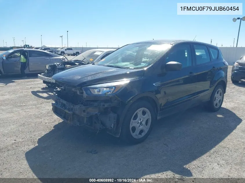 2018 Ford Escape S VIN: 1FMCU0F79JUB60454 Lot: 40608992